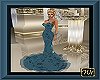 TeaL eve gown