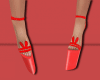 Sapato vermelho coelha