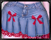 Cz💭Red bows Skirt