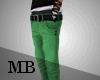 [MB] Casual Pants Green