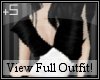+S Black Fushion Dress