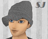 SJ Grey wool cap