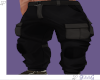 [Gel]Black Utility Pants