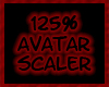м| 125% Avatar Scaler