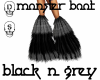 Black n Grey monstr boot