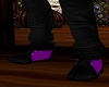 Black Shoes w/ Purple