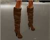 Knee HIgh Boots-Brown