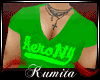AeroNY Shirt ~ Lime