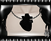 Black Heart Necklace F