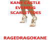 KANE CASTLE SCARLETTOES