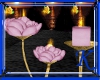 [K] Pink Rose Candles