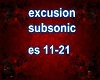 excusion-subsonic