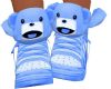 Blue Teddy Bear Shoes