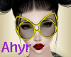 Ahyr Cat Yellow glasse