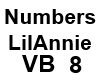 LilAnnie's VB 8 Numbers