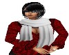 WHITE WINTER SCARF