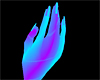 Neon Raver Amethyst Hand
