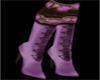 Purple Corset Boots