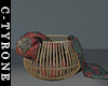 -Wood- Pillow Basket