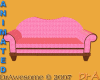 A Sukura Pink Foam Sofa
