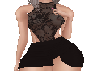 Mini Dress Lace Black