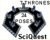 Cosmic 7 Throne Set 24p