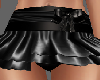 Black PVC Mini Skirt