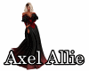 AA RED BLACK VINTAGE DRE