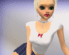 SP SchoolGirl Tee White