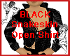 Black Snakeskin Shirt