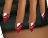 !MA! Red White Gold Nail