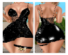 black spider web dress