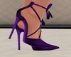 Purple Suede Heel