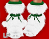 Fur White Green Boots