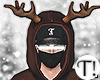 T! Reindeer Brown Hoodie