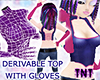 Derivable Top w /Gloves