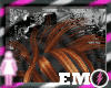emo black brown hair