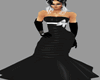 Black Elegant PVC Gown