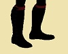 Black V Riding Boots