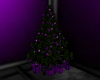Purple christmas tree