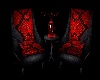 Red Snakeskin Chairs