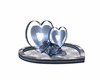 Wed fountain hearts/rose