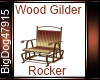 [BD] Wood Glider Rocker