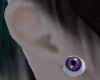 Purple eyeball earrings