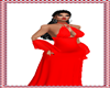 Prego red long dress