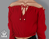 mm. Blouse - Red