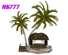 HB777 Palm DJ Booth