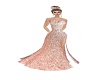 Apricot Evening Gown