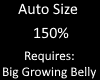 Auto Growing Belly 150%