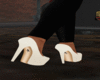 {a7} Classic White Heels